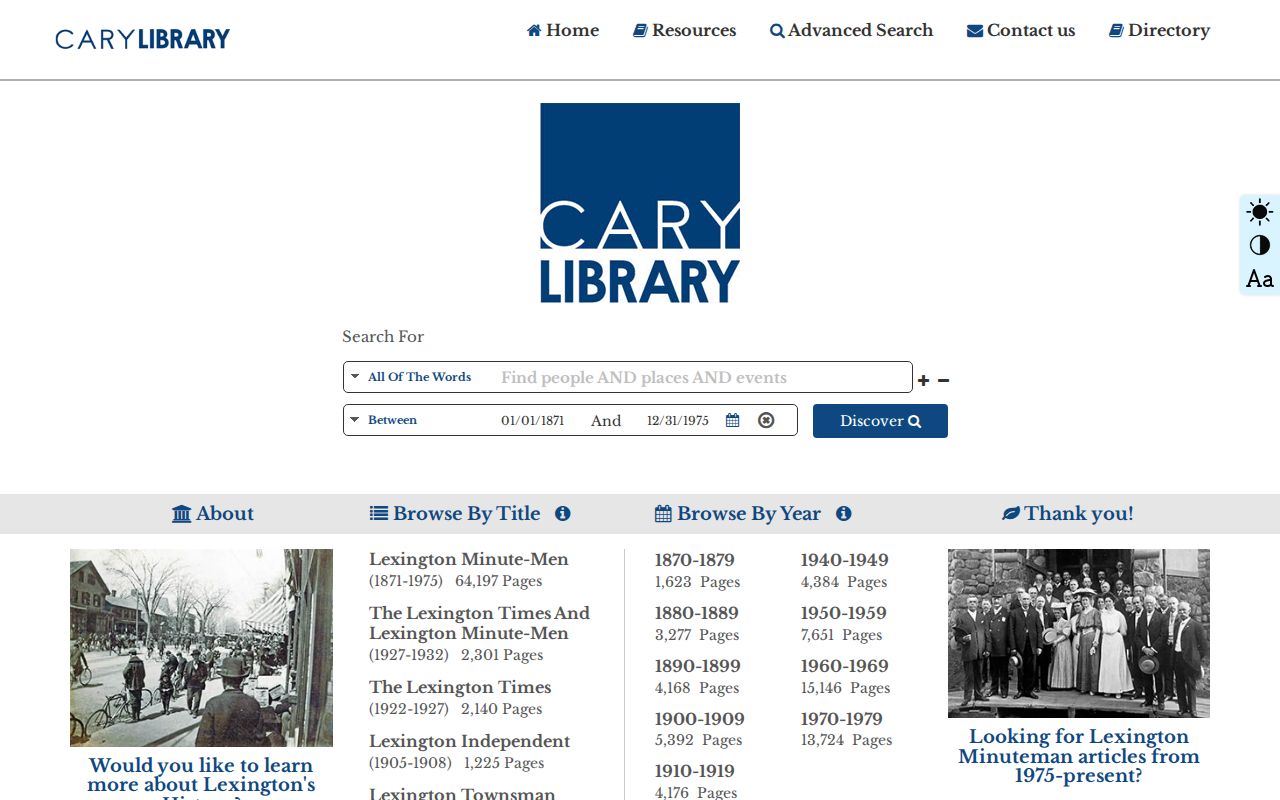 Lexington historical directory research using digitized Lexington newspapers