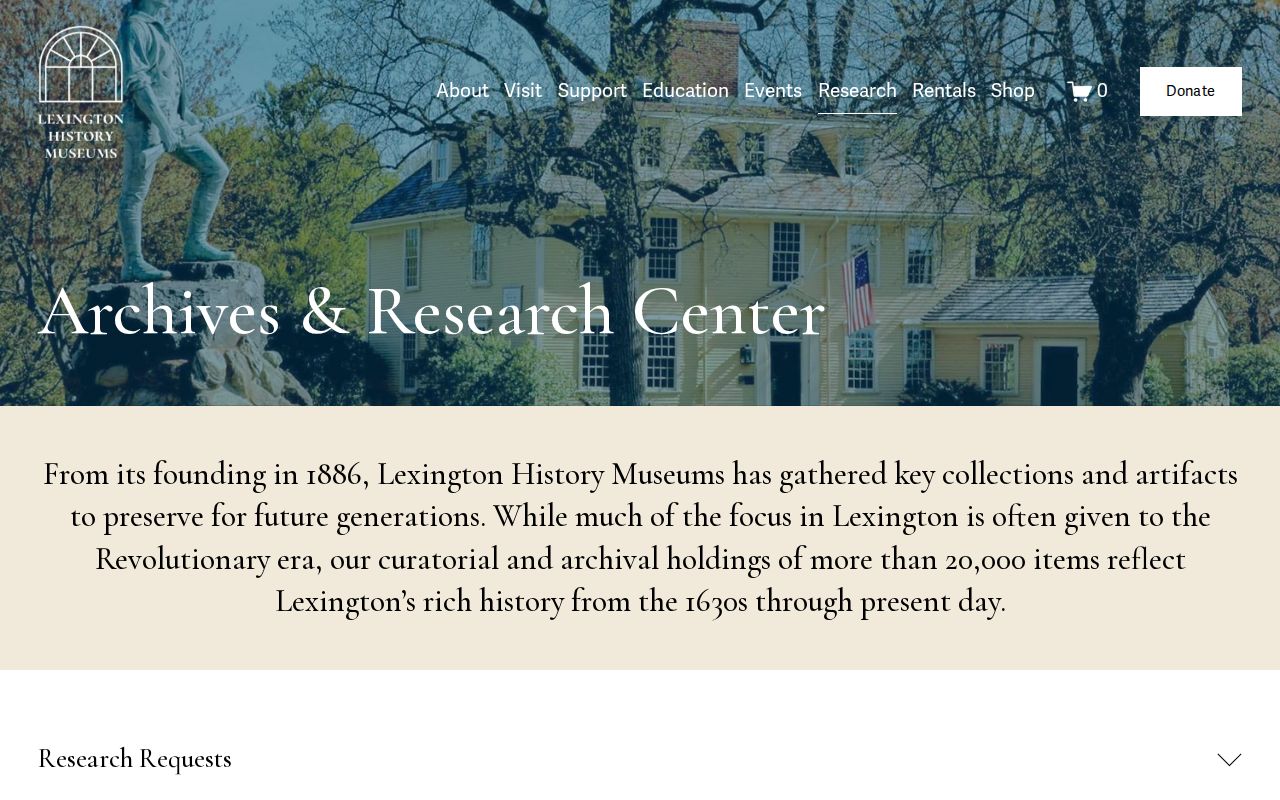 Lexington historical directory research at Lexington History Museums archives
