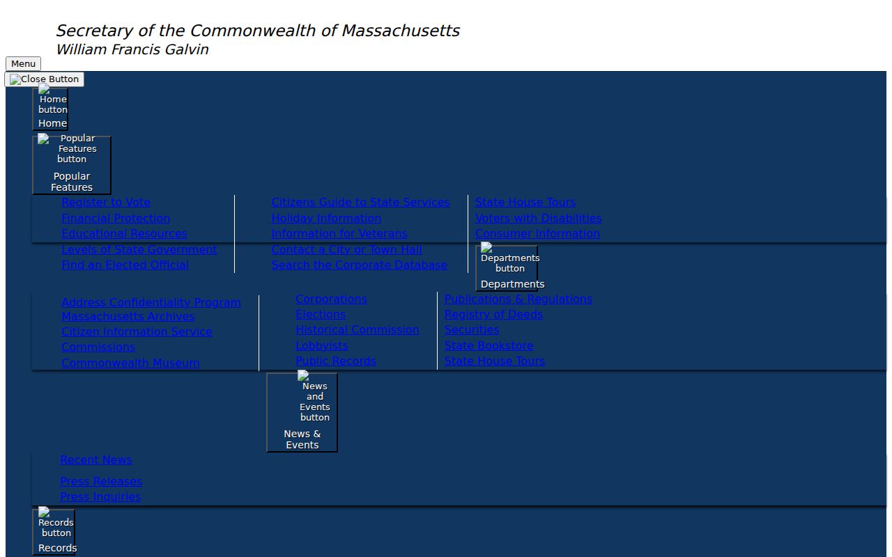Lexington residents directory Massachusetts voter lookup form